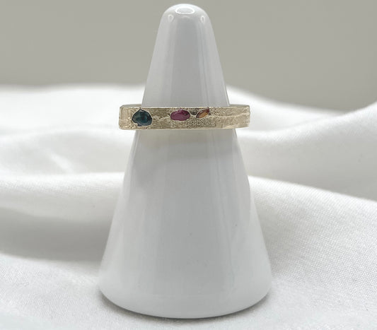 #7 Sapphire & Ruby 3 Stone