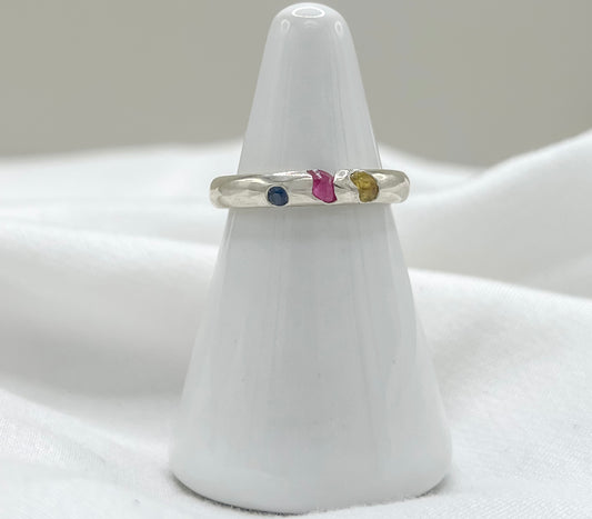 #5 Sapphire 3 stone