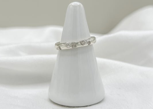 #11 White Sapphire 5 Stone
