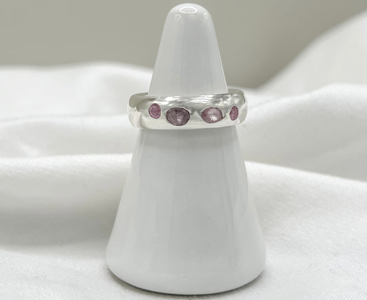 #9 Pink Sapphire 4 Stone
