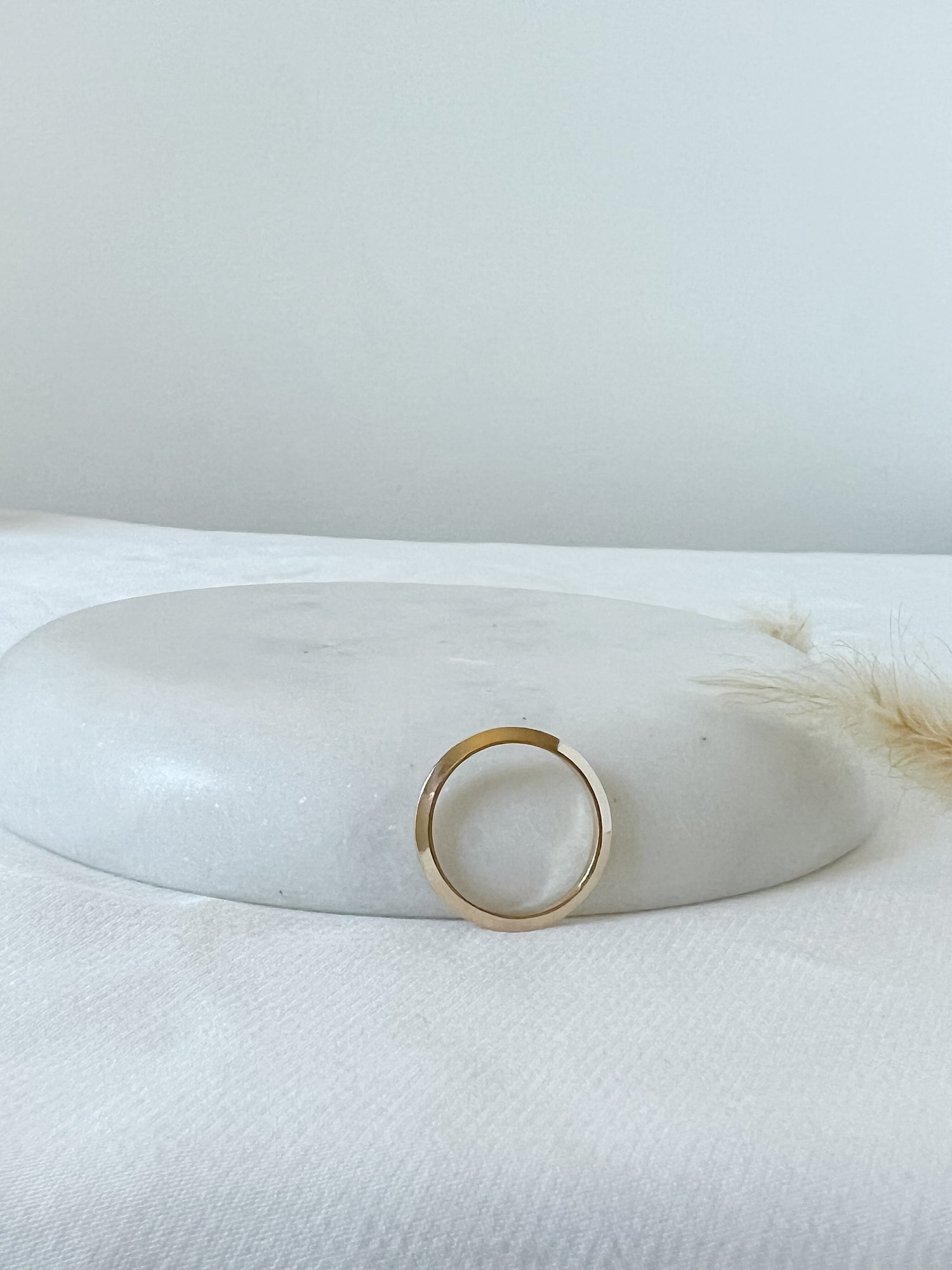 Trigon ring by Amory C Jewelry. A distinctive triangular silhouette ring. 